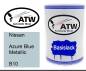 Preview: Nissan, Azure Blue Metallic, B10: 500ml Lackdose, von ATW Autoteile West.